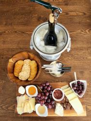 Wine and Cheese Platter