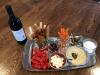 Hummus Board with wine for Two