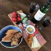 Charcuterie with wine for Two