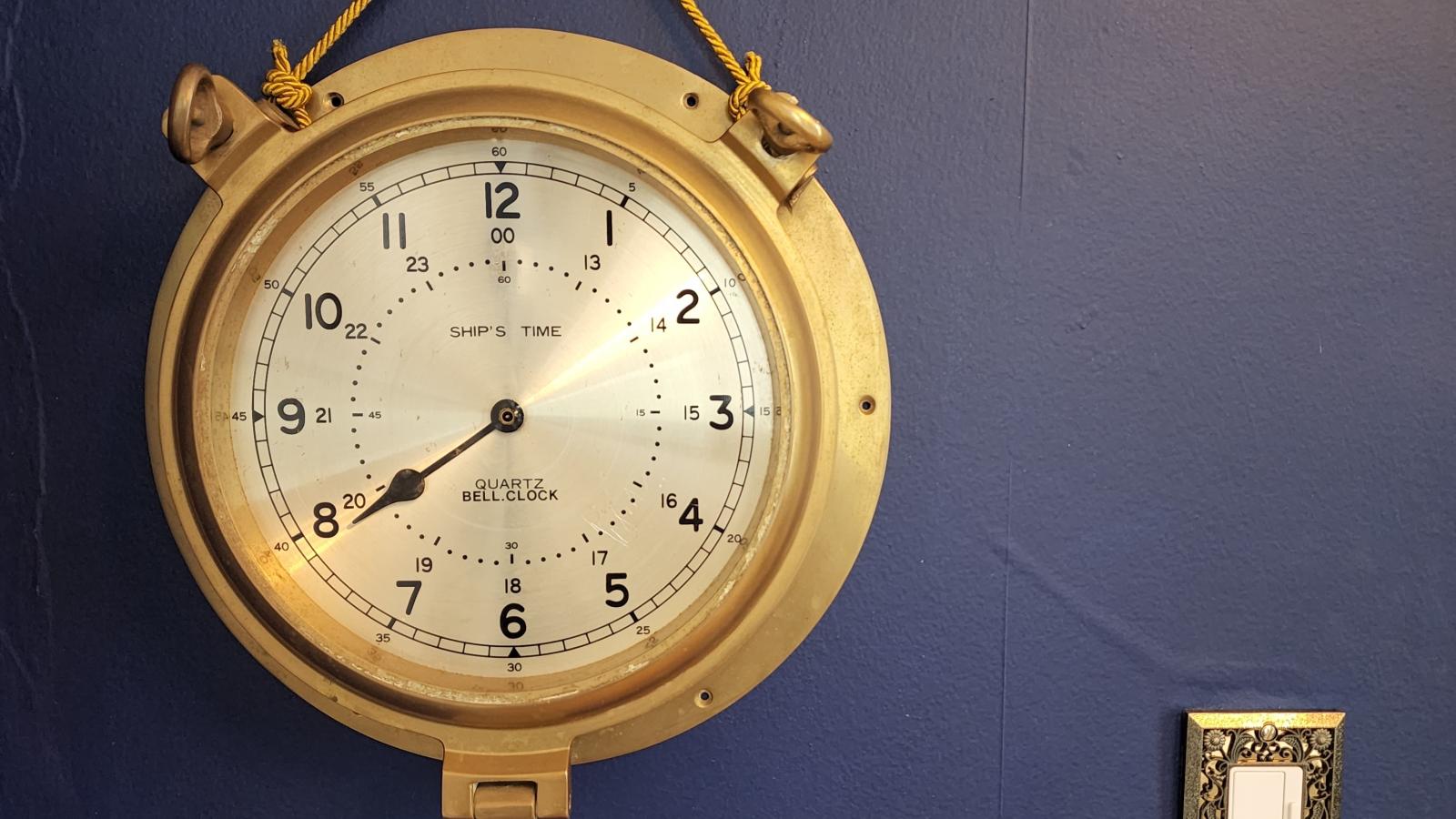 Vintage Navy Ship Clock